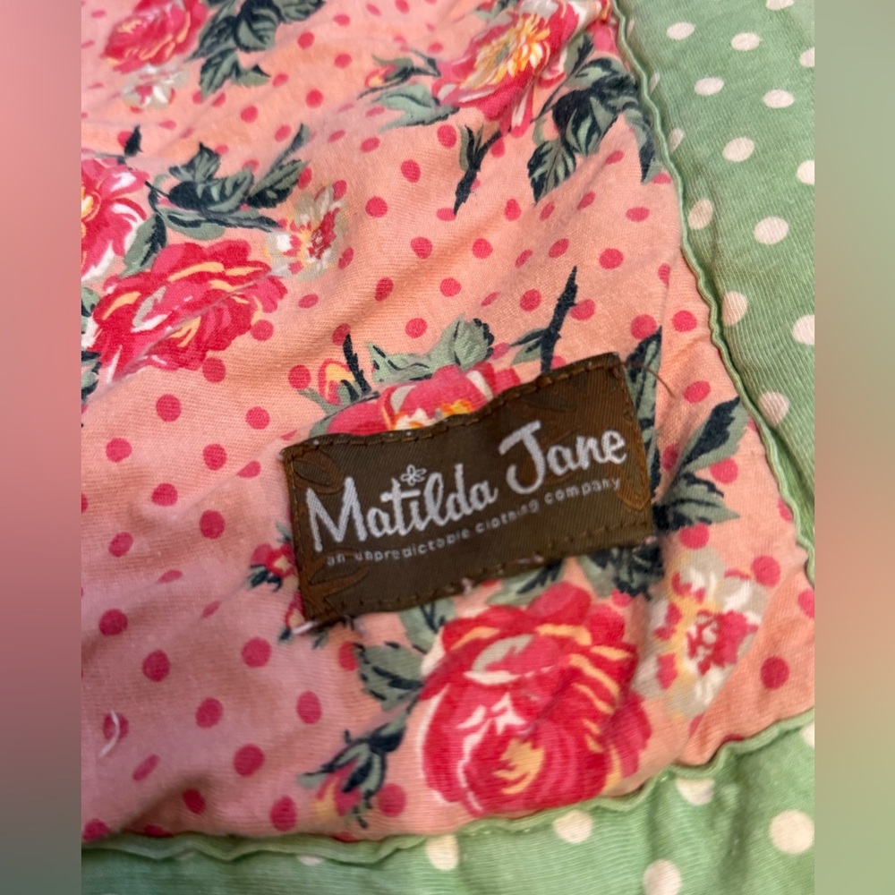 Matilda Jane Brilliant Daydream Daydreamer 2018 Quilted Blanket Throw 50" x 60"